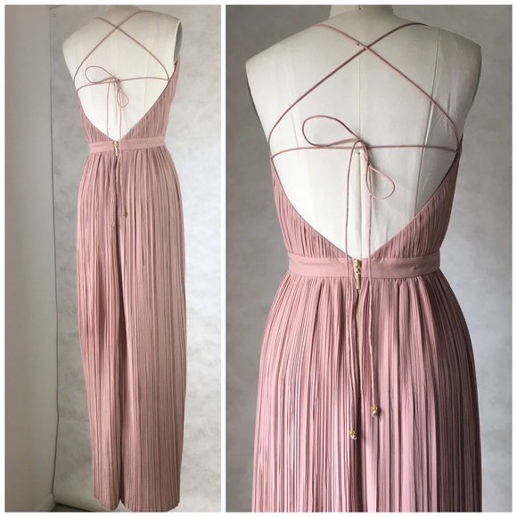 NEW Stylestalker Plunge SLIP EVENING GOWN W/ SLIT - Picture 3 of 4